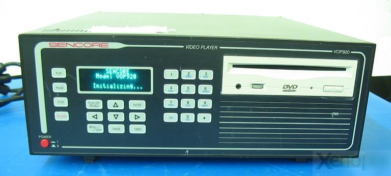 Sencore VOP920 hdtv video player/recorder demo system
