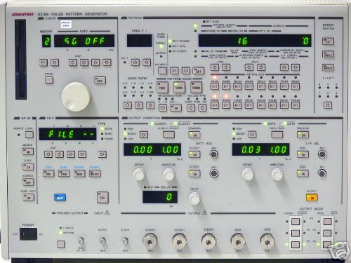 Advantest D3186/72 pulse pattern generator, 12.5 ghz