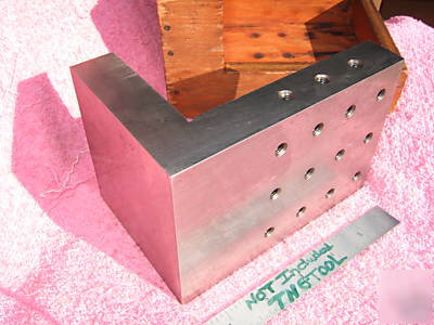 Angle plate toolmaker machist tapped 1/4 ground 3QZ